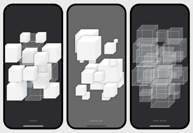 Lire la suite à propos de l’article Cubes blancs sur fond gris